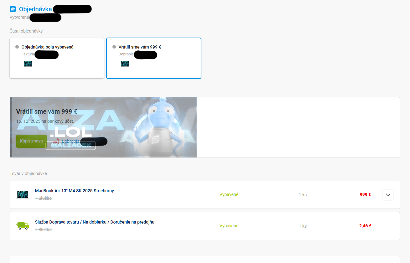 Úspěšný refund 2